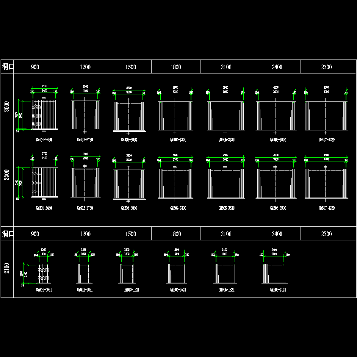 002-gm4,dm5,gm6 铁栅门.dwg