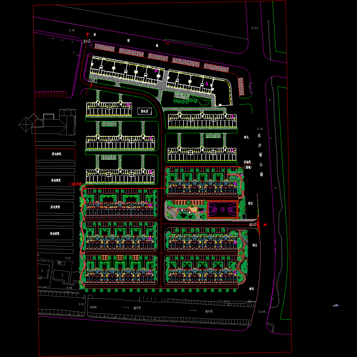 wd-mp-01总平面及标注索引图.dwg