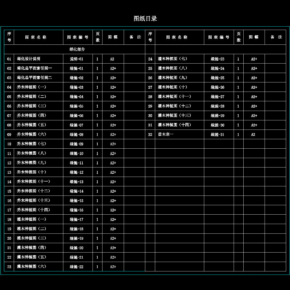 00图纸目录.dwg