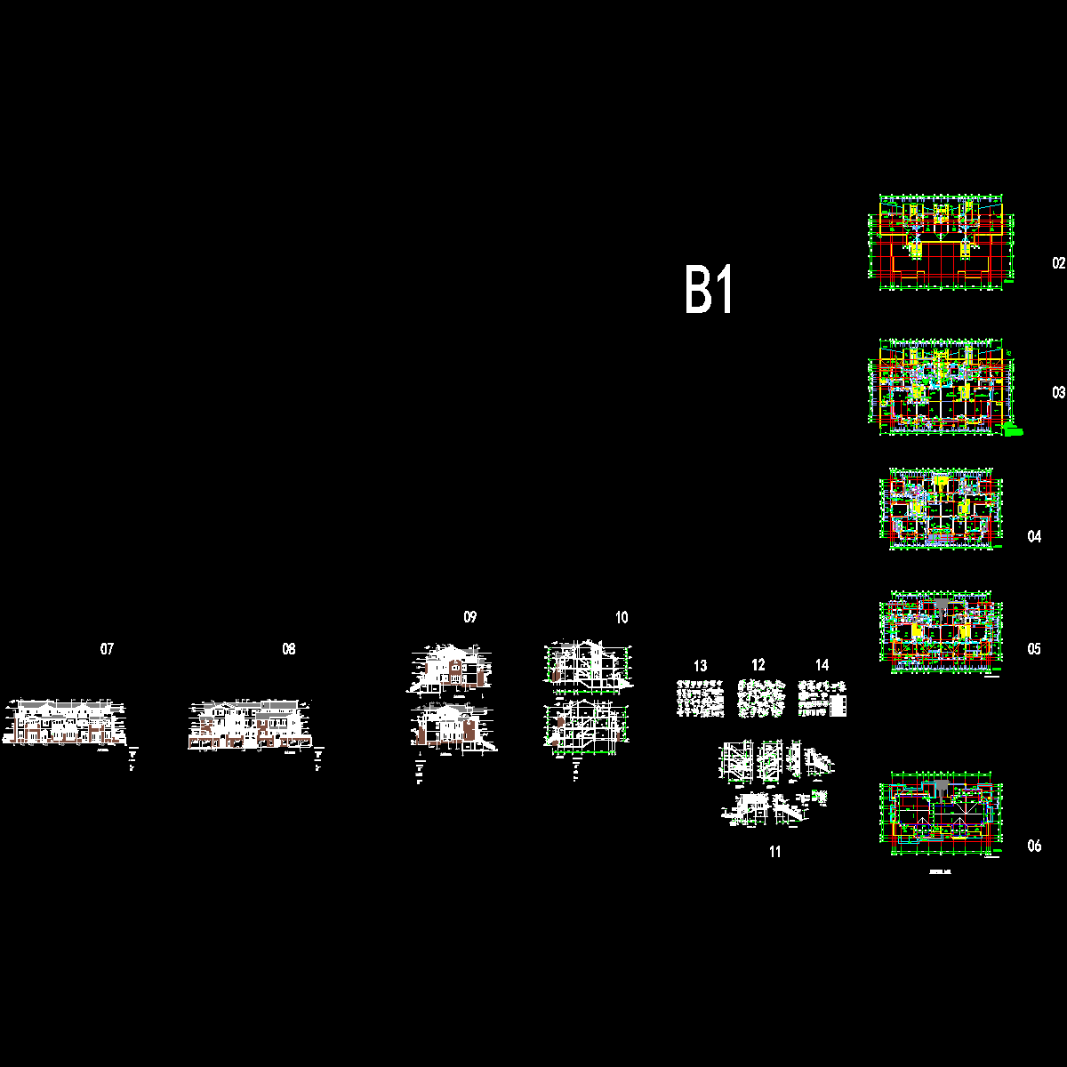 b1-1建筑施工图.dwg