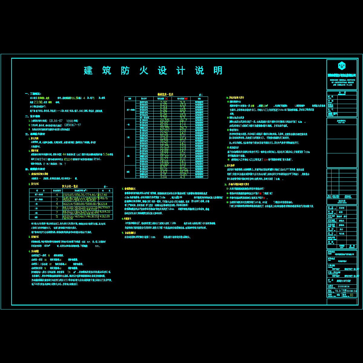 js-03 建筑防火设计说明 .dwg