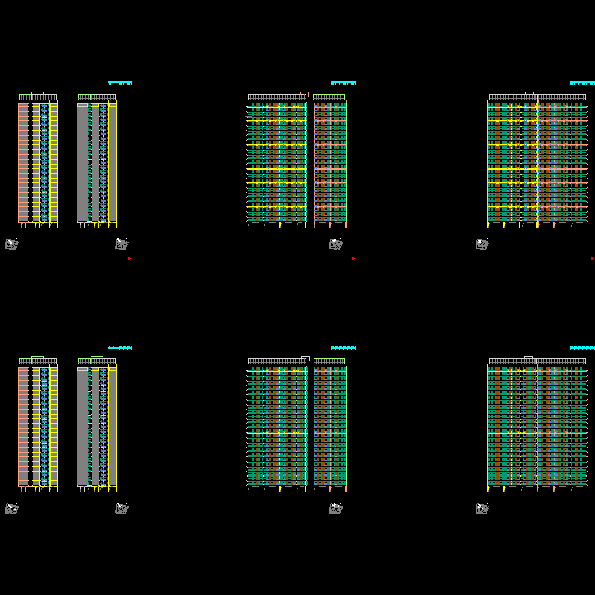 1#、2#楼 立面.dwg